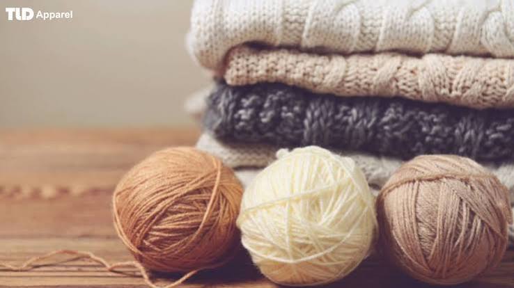 Wool fibre close up