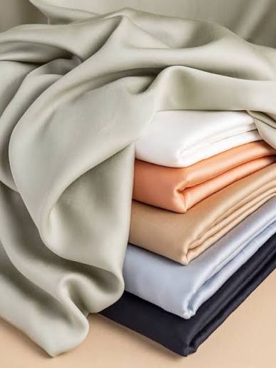 Viscose fibre close up