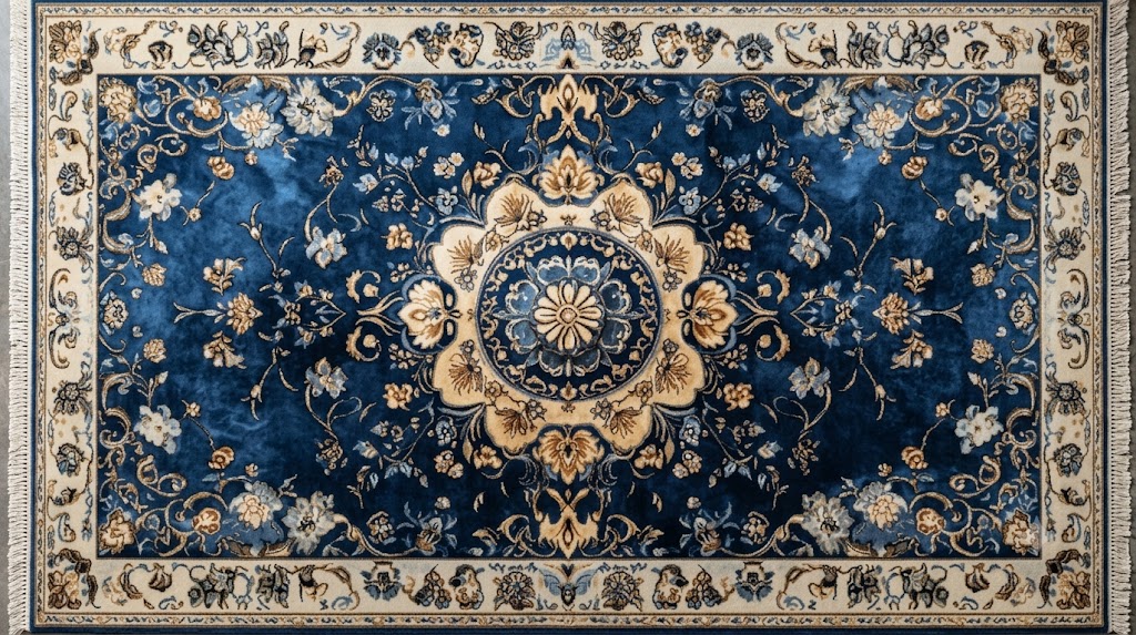 Persian Heritage medallion rug in a warm interior