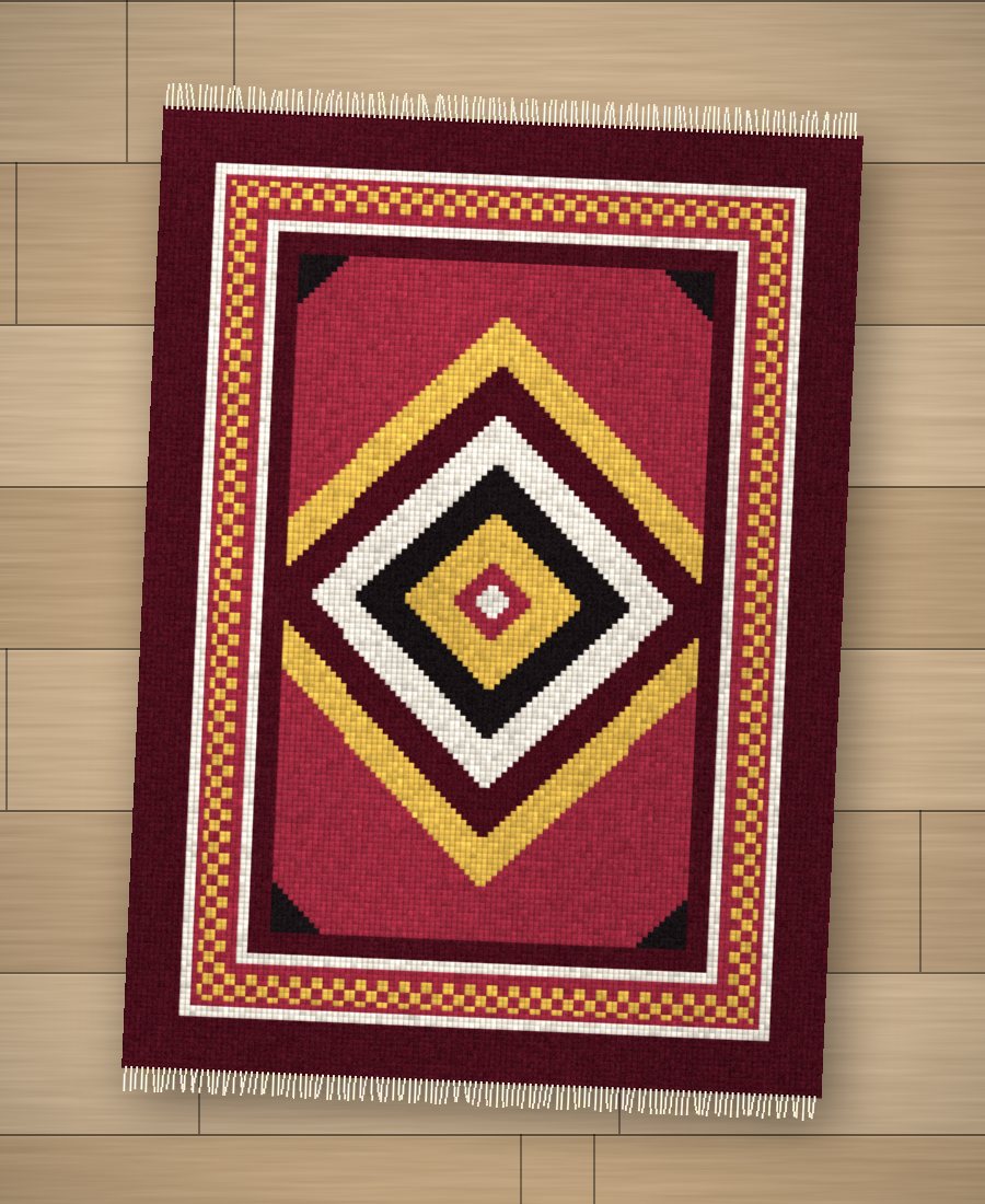 Tabriz Medallion handwoven wool rug