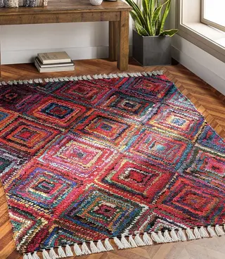 Natural Jute Weave handwoven jute rug